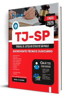 Apostila TJ-SP 2025 - Escrevente Técnico Judiciário + Bônus - Imagem 4